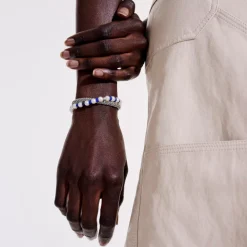 Men John Hardy Beads^Colorblock Wrap, Silver, Gemstones, Pearl