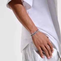 Men John Hardy Beads^Colorblock Wrap, Silver, Gemstones, Pearl