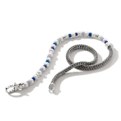 Men John Hardy Beads^Colorblock Wrap, Silver, Gemstones, Pearl