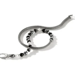 Men John Hardy Beads^Colorblock Wrap, Silver, Gemstones, Pearl