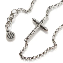 Men John Hardy Chains^Cross Bracelet, Sterling Silver