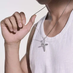 Men John Hardy Tags & Pendants^Cross Pendant, Sterling Silver