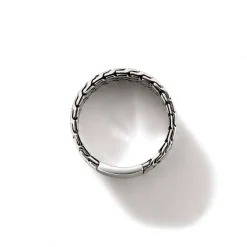 Men John Hardy Bands^Curb Chain Band Ring, Sterling Silver
