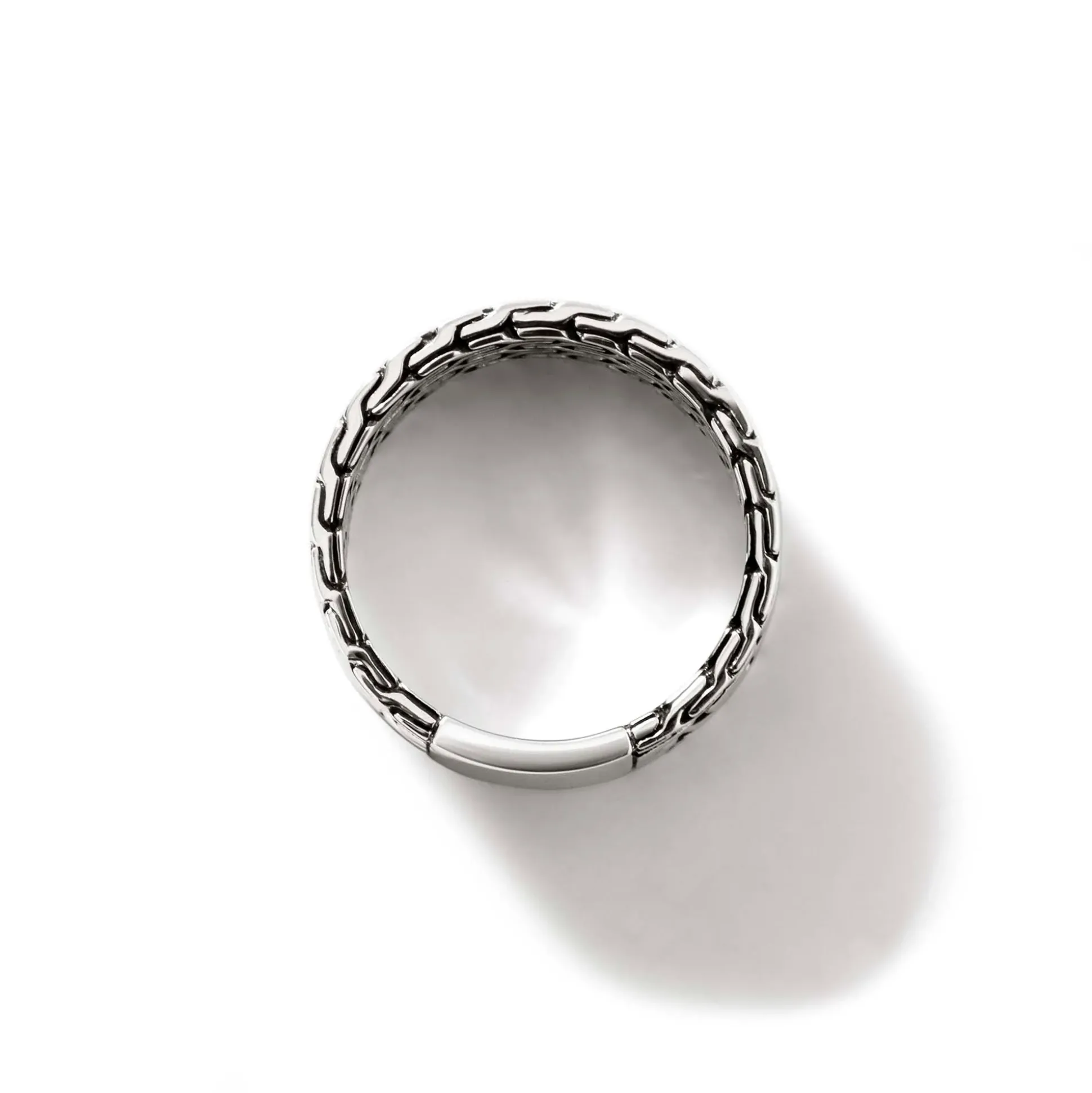Men John Hardy Bands^Curb Chain Band Ring, Sterling Silver