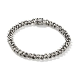 Men John Hardy Chains^Curb Chain Bracelet, Sterling Silver, 11Mm