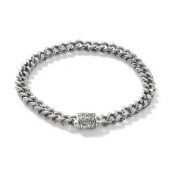 Men John Hardy Chains^Curb Chain Bracelet, Sterling Silver, 7Mm