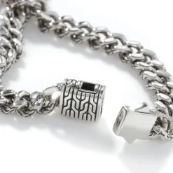 Men John Hardy Chains^Curb Chain Bracelet, Sterling Silver, 7Mm