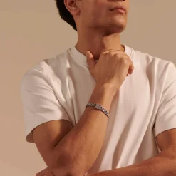 Men John Hardy Chains^Curb Chain Bracelet, Sterling Silver, 7Mm