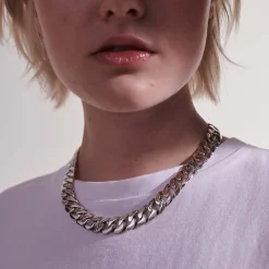 Women John Hardy Layering^Curb Chain Necklace, Sterling Silver, 14Mm