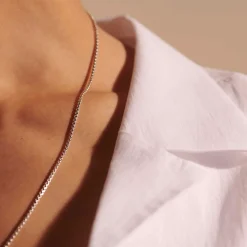 Men John Hardy Chains^Curb Chain Necklace, Sterling Silver, 2.1Mm