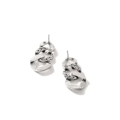 Women John Hardy Statement^Curb Drop Earring, Sterling Silver