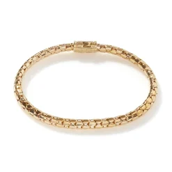 Men John Hardy Chains^Dot Chain Bracelet, Gold, Diamonds