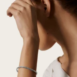 Men John Hardy Chains^Dot Chain Bracelet, Sterling Silver, Slim