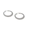 Women John Hardy Hoops^Dot Hoop Earring, Sterling Silver