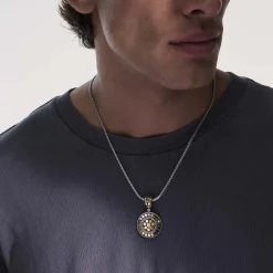 Women John Hardy Pendants^Dot Pendant, Gold, Sterling Silver