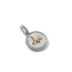 Women John Hardy Pendants^Firefly Pendant, Silver, Gold, Diamonds