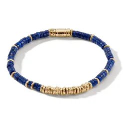 Men John Hardy Beads^Heishi Bracelet, Gemstones, Gold