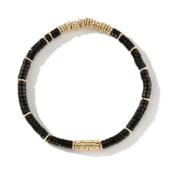 Men John Hardy Beads^Heishi Bracelet, Gemstones, Gold