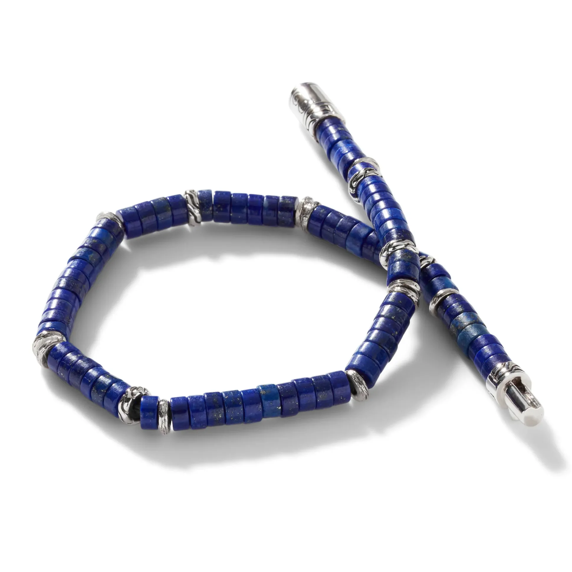 Men John Hardy Beads^Heishi Bracelet, Gemstones, Sterling Silver