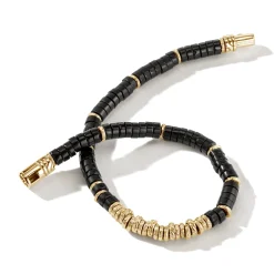 Men John Hardy Beads^Heishi Bracelet, Gemstones, Gold