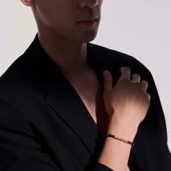 Men John Hardy Beads^Heishi Bracelet, Gemstones, Gold