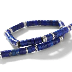 Men John Hardy Beads^Heishi Bracelet, Gemstones, Sterling Silver