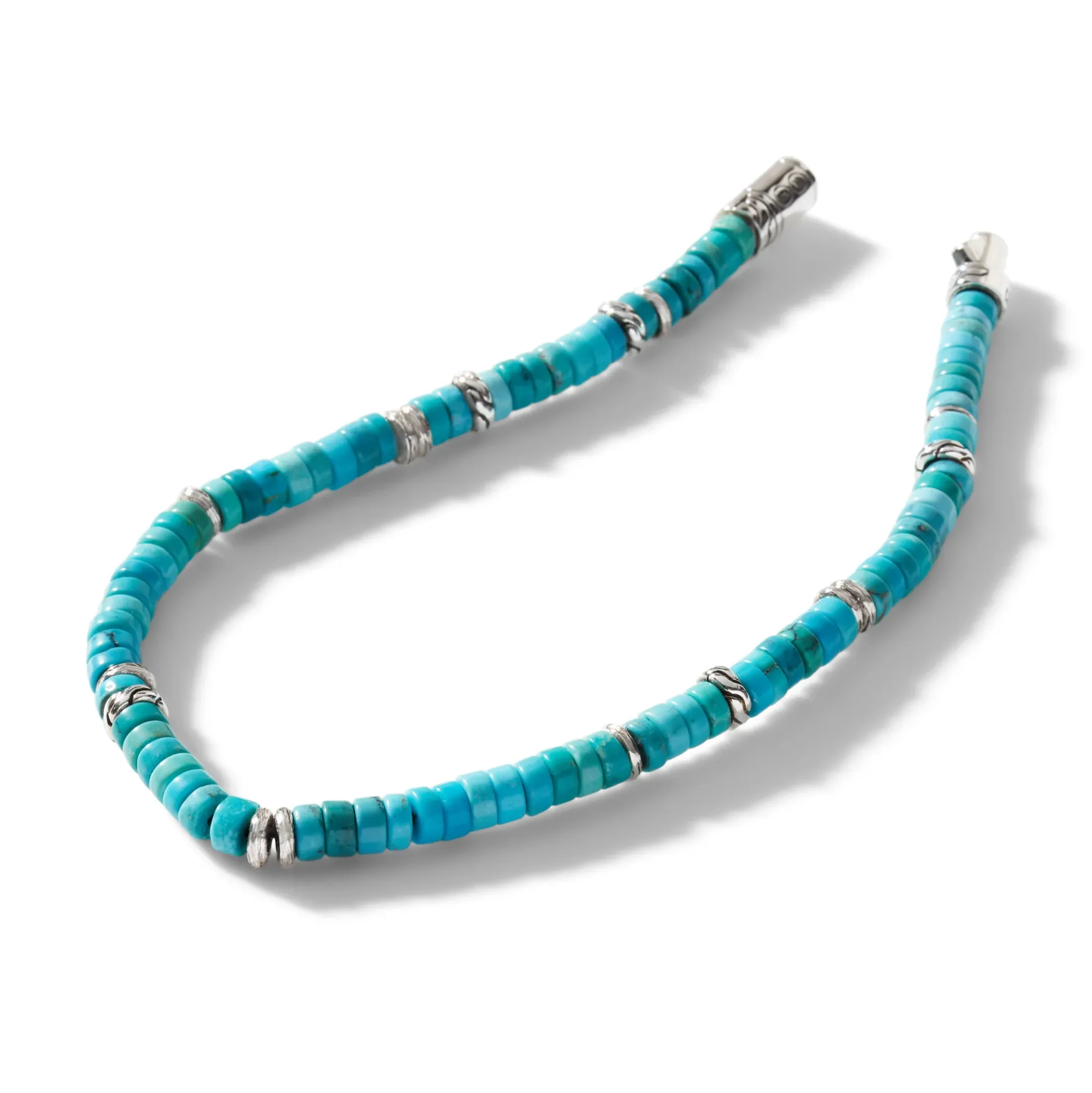 Men John Hardy Beads^Heishi Bracelet, Gemstones, Sterling Silver