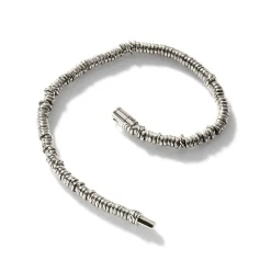 Men John Hardy Beads^Heishi Bracelet, Sterling Silver