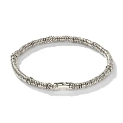 Men John Hardy Beads^Heishi Bracelet, Sterling Silver