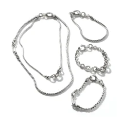Women John Hardy Layering^Hero Convertible Necklace, Sterling Silver