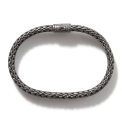 Men John Hardy Chains^Icon Bracelet, Dark Silver, 7.5Mm