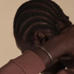 Men John Hardy Chains^Icon Bracelet, Dark Silver, 6.5Mm