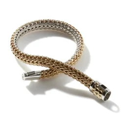 Men John Hardy Chains^Icon Bracelet, Gold, Sterling Silver, 5Mm