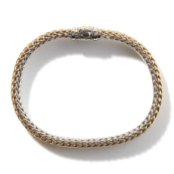 Men John Hardy Chains^Icon Bracelet, Gold, Sterling Silver, 5Mm
