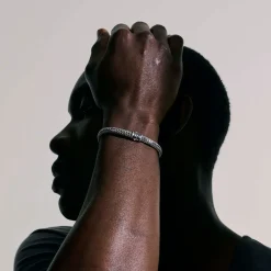 Men John Hardy Chains^Icon Bracelet, Gold, Sterling Silver, 8Mm