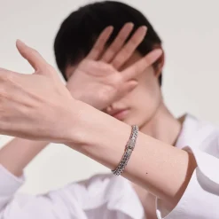 Women John Hardy Chains^Icon Bracelet, Silver, Diamonds, 7.5Mm