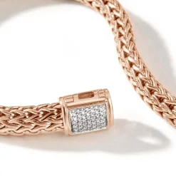 Women John Hardy Chains^Icon Bracelet, Silver, Diamonds, 7.5Mm