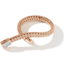 Women John Hardy Chains^Icon Bracelet, Silver, Diamonds, 7.5Mm