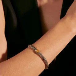 Men John Hardy Chains^Icon Bracelet, Sterling Silver, Pave, 6.5Mm