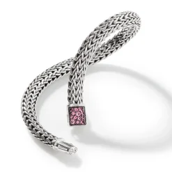 Men John Hardy Chains^Icon Bracelet, Sterling Silver, Pave, 6.5Mm