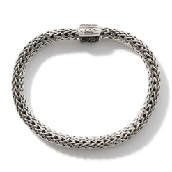 Men John Hardy Chains^Icon Bracelet, Sterling Silver, Pave, 6.5Mm