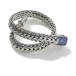 Men John Hardy Chains^Icon Bracelet, Sterling Silver, Pave, 6.5Mm