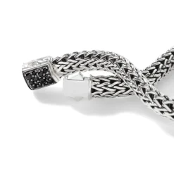 Men John Hardy Chains^Icon Bracelet, Sterling Silver, Pave, 6.5Mm