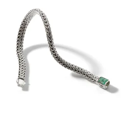 Men John Hardy Chains^Icon Bracelet, Sterling Silver, Pave, 6.5Mm