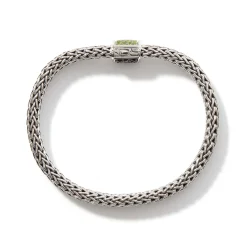 Men John Hardy Chains^Icon Bracelet, Sterling Silver, Pave, 6.5Mm