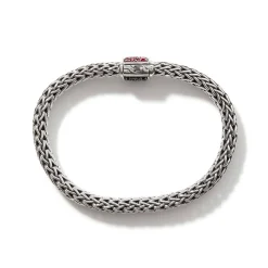 Men John Hardy Chains^Icon Bracelet, Sterling Silver, Pave, 6.5Mm