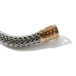 Women John Hardy Chains^Icon Bracelet, Sterling Silver, Gold, 6.5Mm