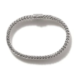 Women John Hardy Chains^Icon Bracelet, Sterling Silver, Gold, 6.5Mm