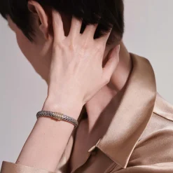 Women John Hardy Chains^Icon Bracelet, Sterling Silver, Gold, 6.5Mm