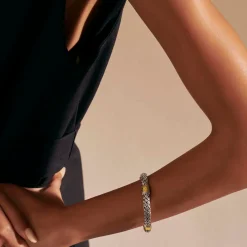 Men John Hardy Chains^Icon Bracelet, Sterling Silver, Gold, 7.5Mm